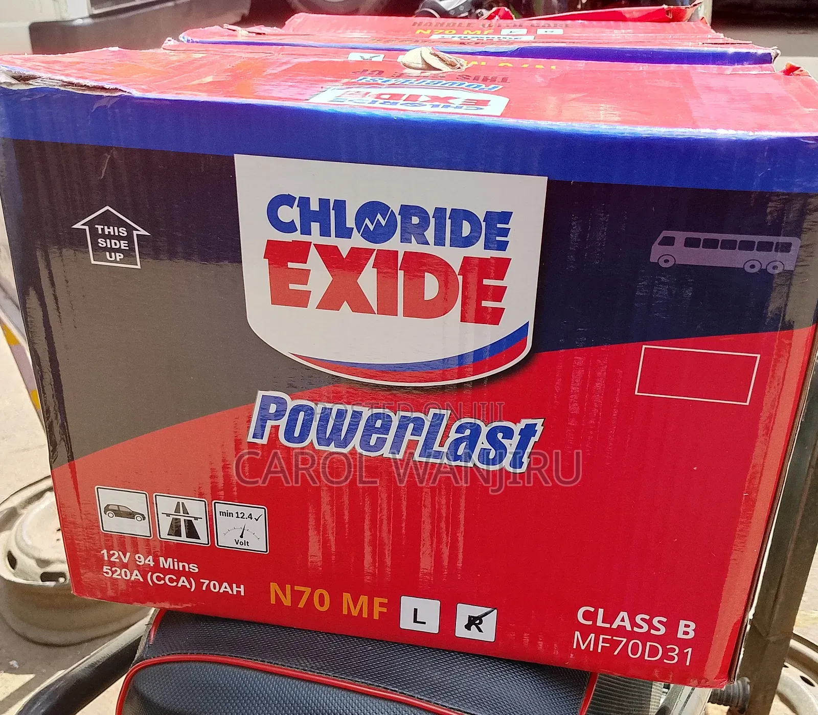 N70 Chloride Exide Battery/Chloride Exide N70 Battery