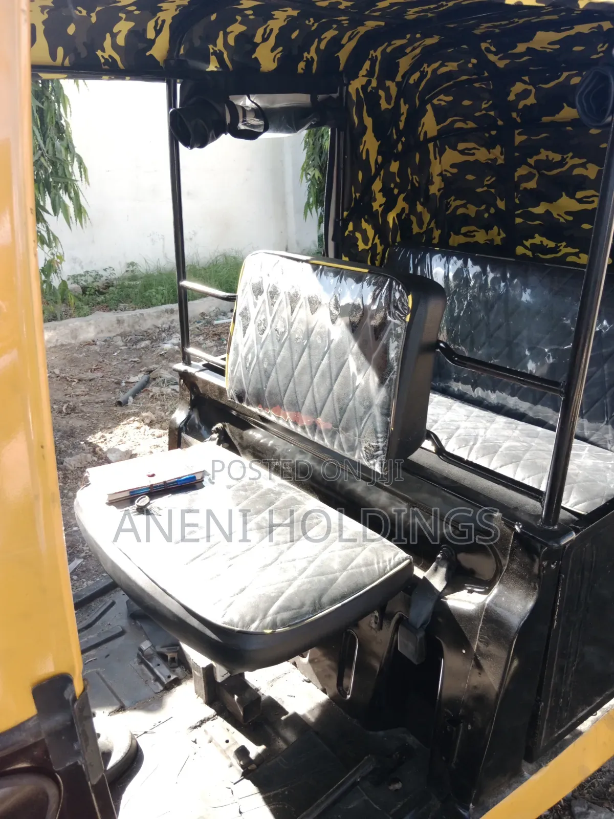 TVS King Deluxe Plus iTouch Start 2019 Yellow