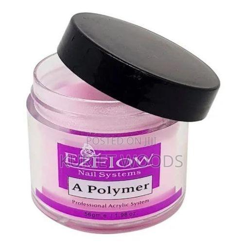 Acrylic Nail Extension Kit Ez Flow 56g Clear Pink + Forms Brushes - thumbnail 4