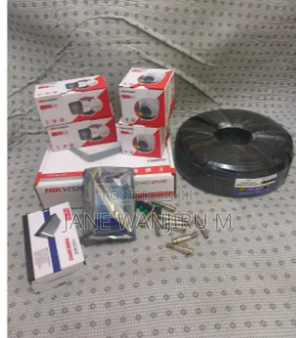 Security Monitoring With Dvr4 Channel Hikvision 2mp Smart Hybrid 1080p