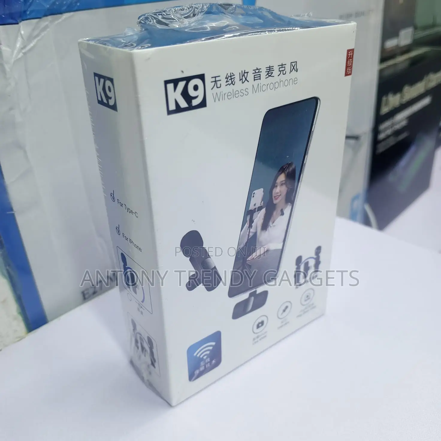 Vlogging Wireless Mic 6-8h Battery Interview Recording