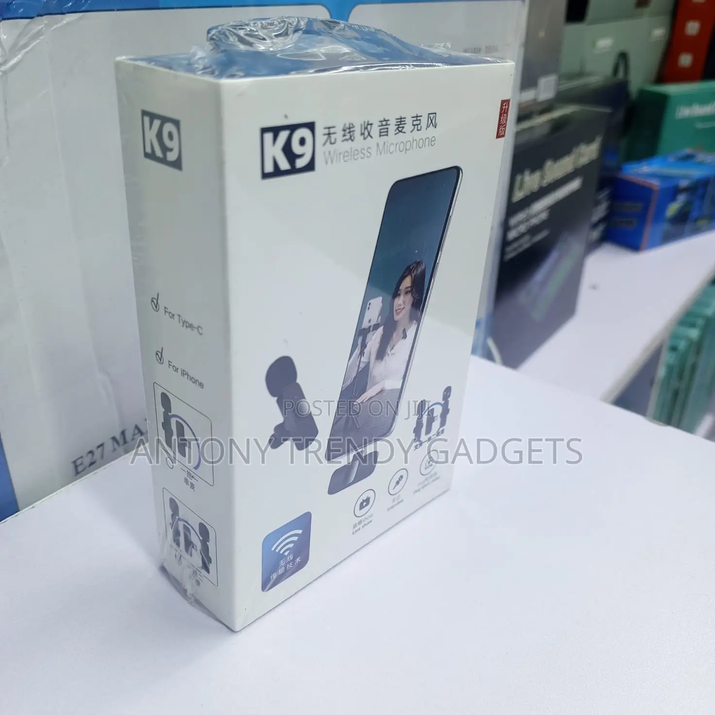 Vlogging Wireless Mic 6-8h Battery Interview Recording