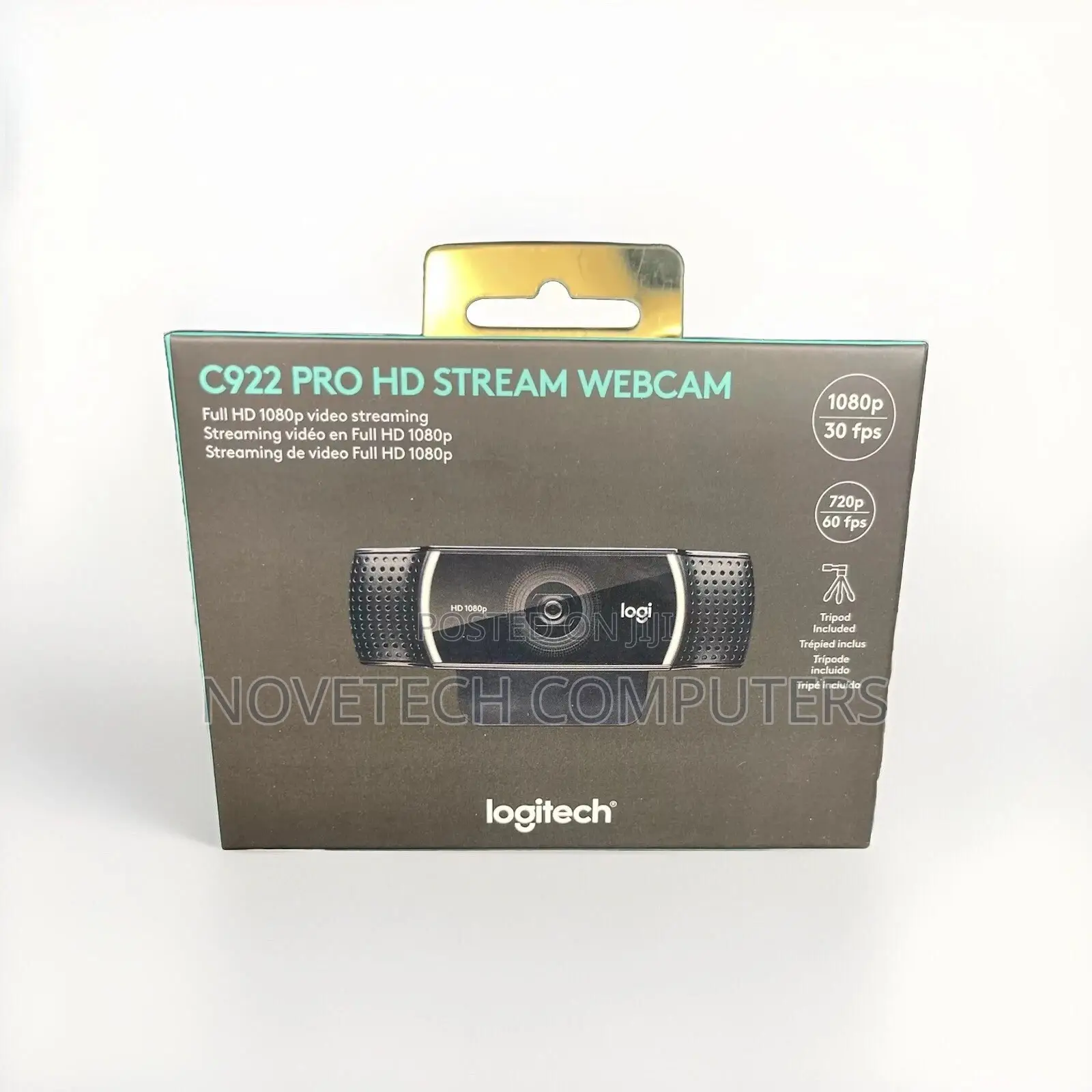 Authentic Logitech C922 Pro Stream Hdwebcam Black 960-001087 Brand New