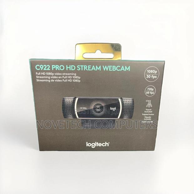 Authentic Logitech C922 Pro Stream Hdwebcam Black 960-001087 Brand New