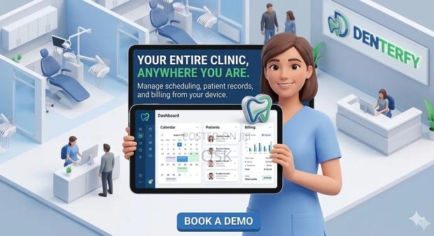 Denterfy Dental Clinics Management Software - main view