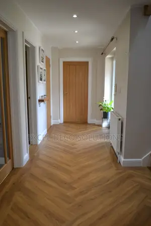 Herringbone SPC Flooring for Modern Office and Residential Floor Use