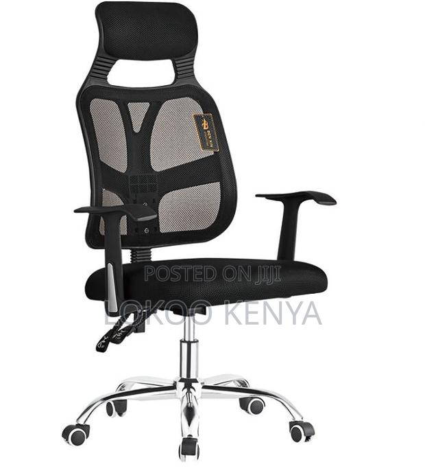 Office Chair; Swivel Mesh Ergonomic Office Work Chair - thumbnail 3