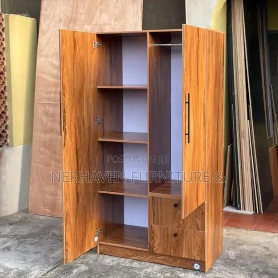 Wooden Wardrobe 4 by 6ft– Spacious Bedroom Storage Cabinet for Clothes