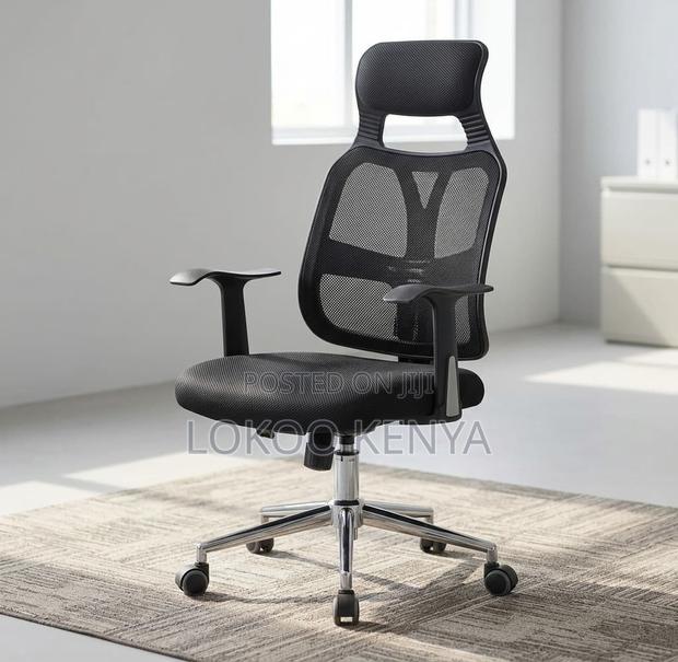 Office Chair; Swivel Mesh Ergonomic Office Work Chair - thumbnail 5