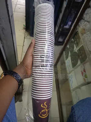 50pcs Disposable Coffee Cups Coffee Mugs
