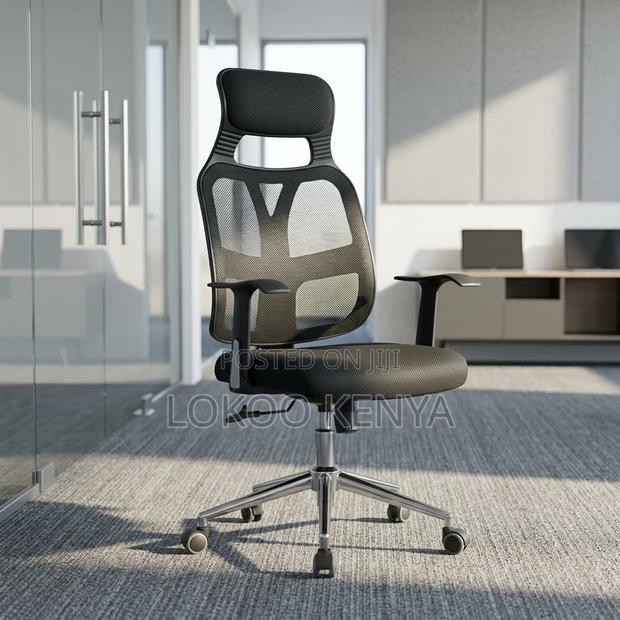 Office Chair; Swivel Mesh Ergonomic Office Work Chair - thumbnail 6
