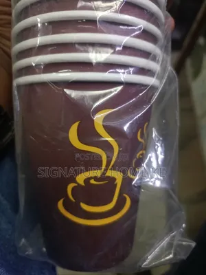 50pcs Disposable Coffee Cups Coffee Mugs