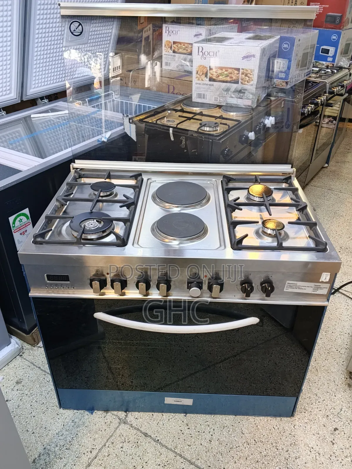 Elba 6burners Cooker ( Stainless )
