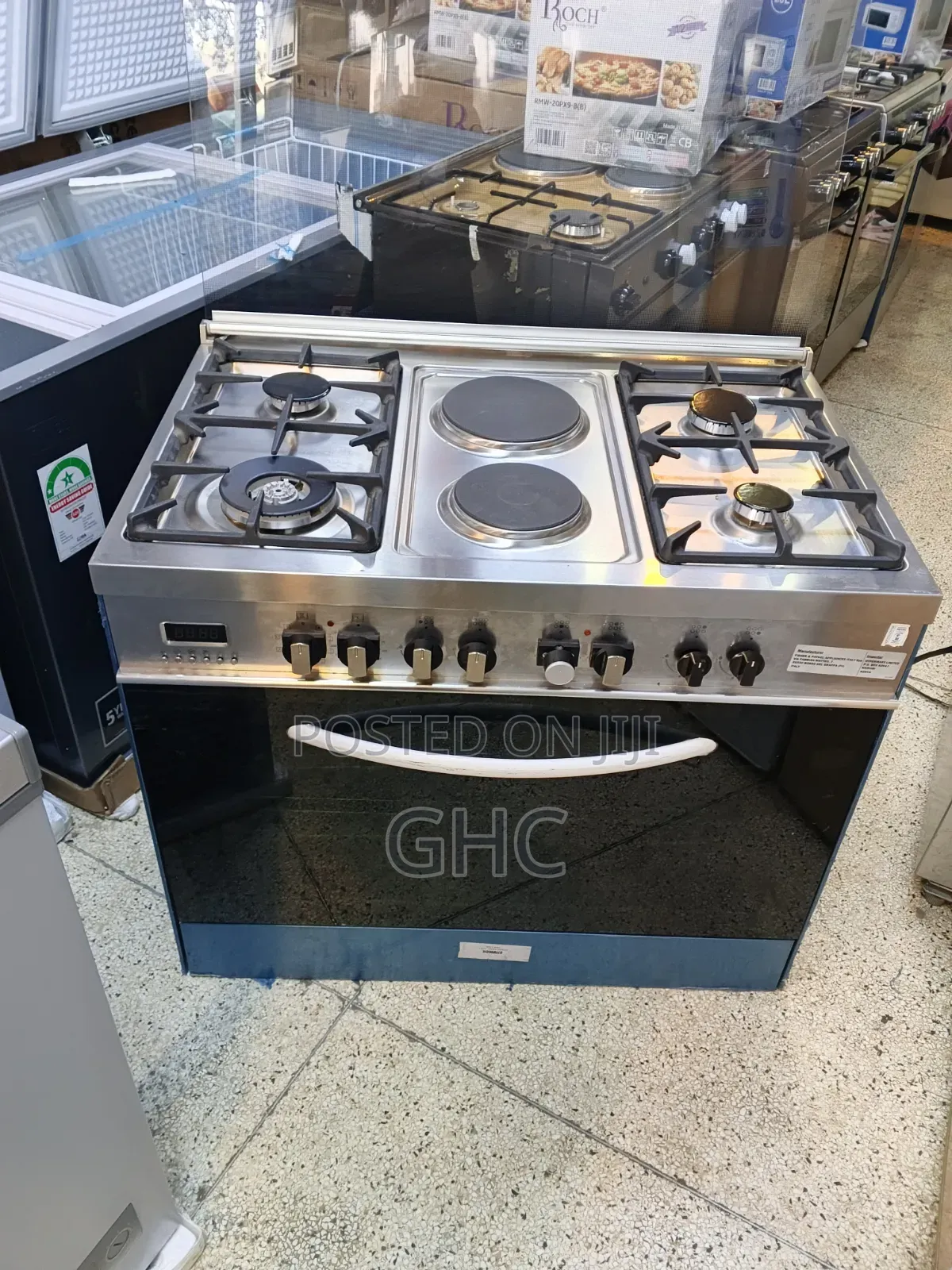 Elba 6burners Cooker ( Stainless )