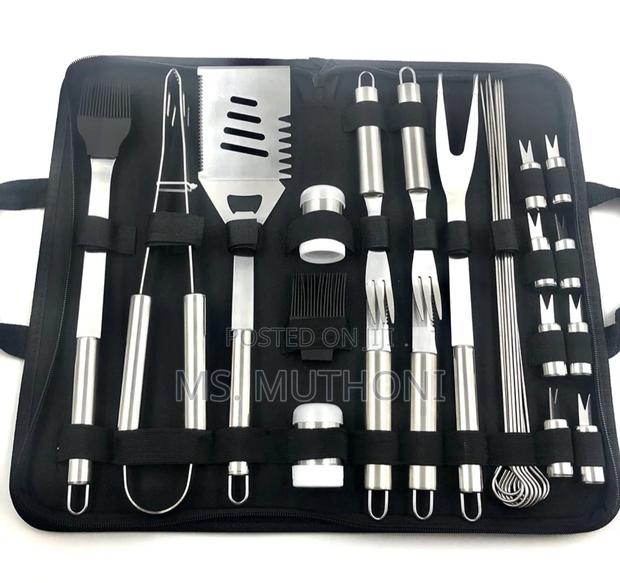 Stainless Steel Barbecue Grill Tool Set