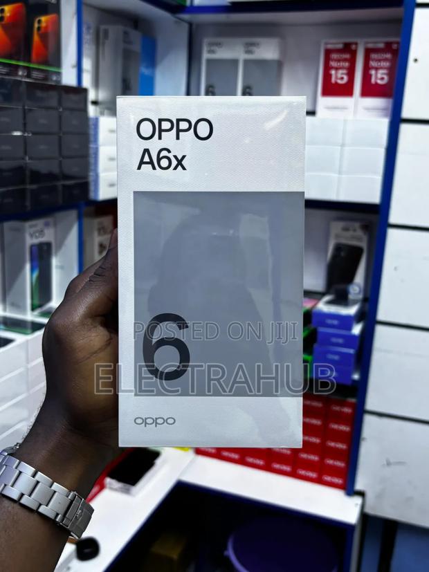 New Oppo A6x 128 GB Black