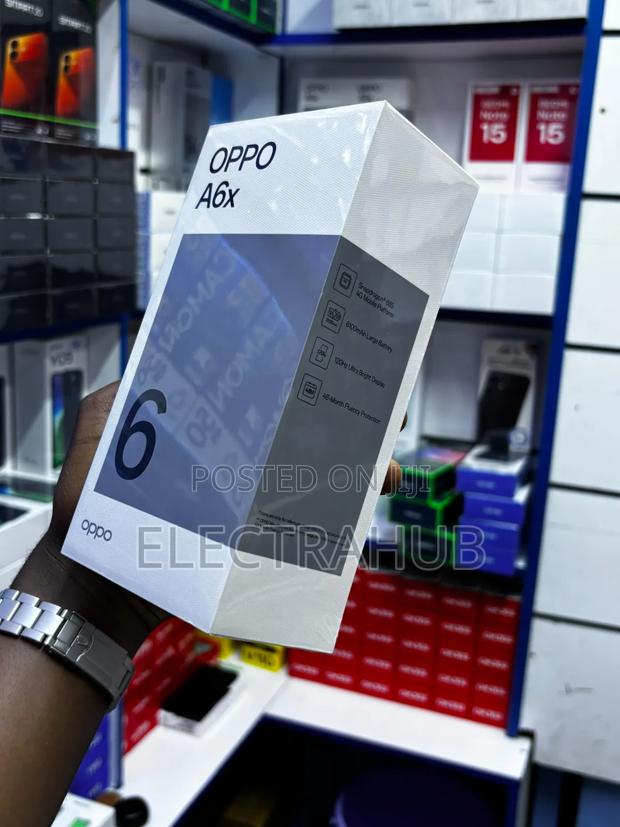 New Oppo A6x 128 GB Black - thumbnail 2