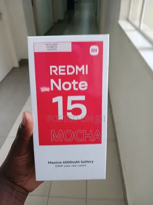 New Xiaomi Redmi Note 15 128 GB Black