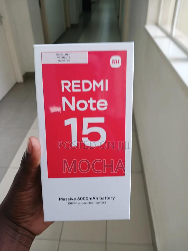 New Xiaomi Redmi Note 15 128 GB Black