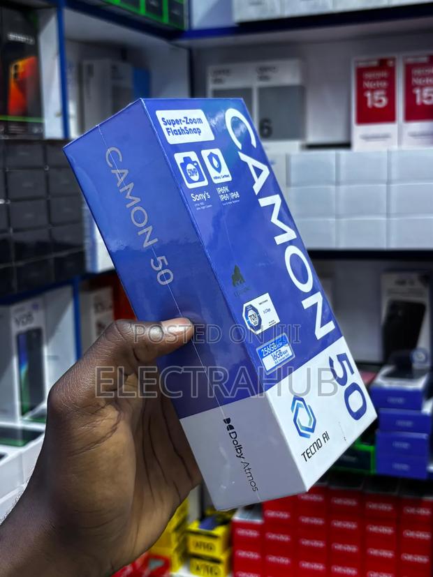 New Tecno Camon 50 256 GB Black - thumbnail 2