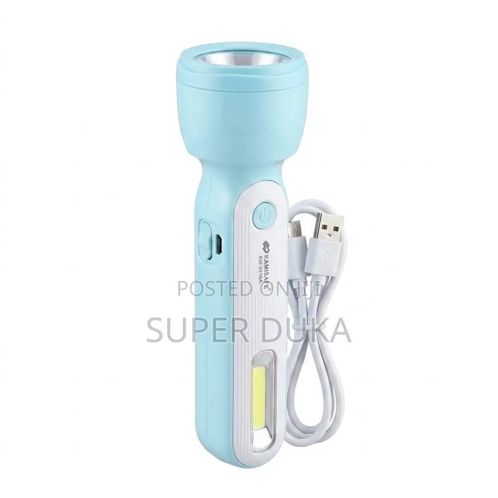Kamisafe Km-8916a Rechargeable 2-in-1 Led Flashlight + Reading Torch