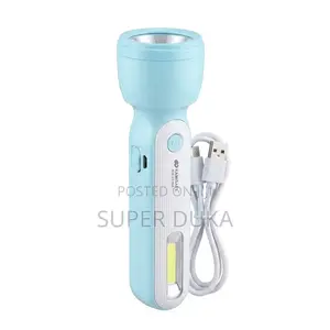 Kamisafe Km-8916a Rechargeable 2-in-1 Led Flashlight + Reading Torch
