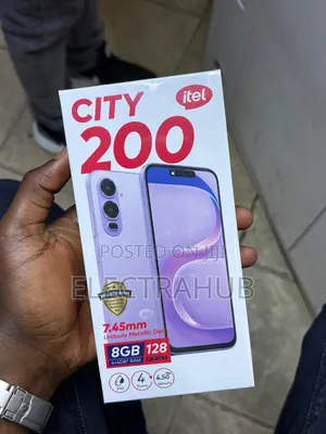 New Itel City 200 128 GB Black