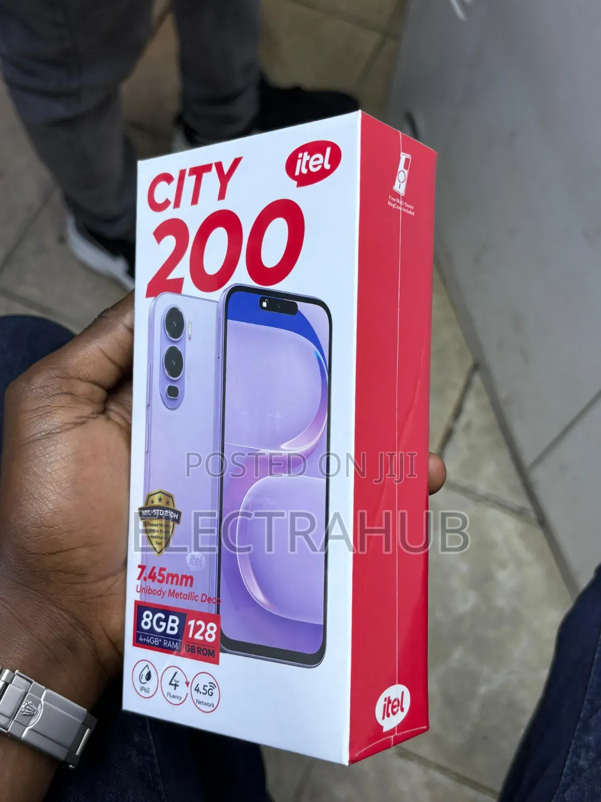 New Itel City 200 128 GB Black