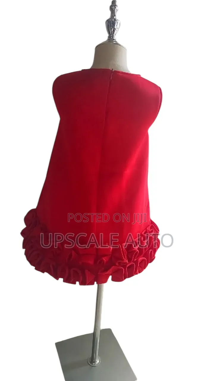 Cute Red Bow Girl Dress
