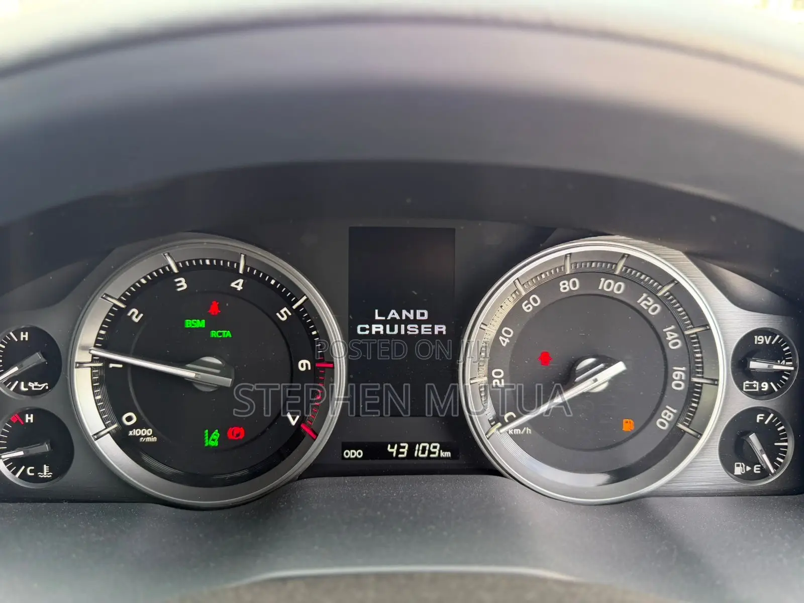 Toyota Land Cruiser 4.6 V8 ZX 2019 Black
