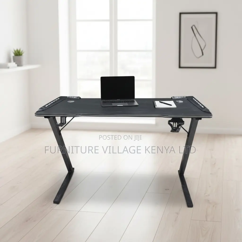 120cm Generic Black Imported Gaming Smart Desk