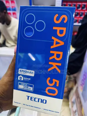 New Tecno Spark 50 128 GB Black