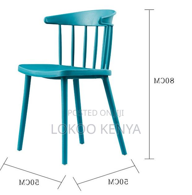 Dining Chair; Plastic Heavy Duty Imported Dining Seat - thumbnail 3