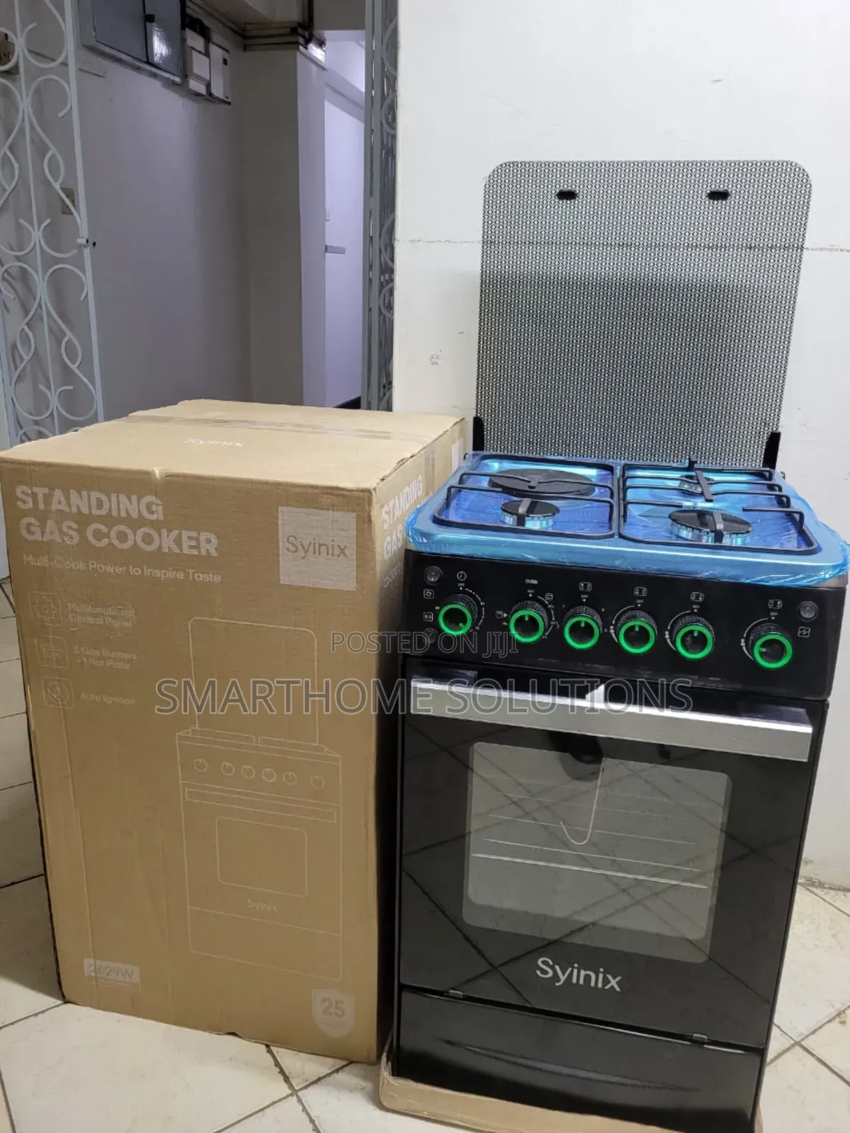 Syinix Standing Cooker 3 Gas and 1 Hotplate Rapid 50" 55