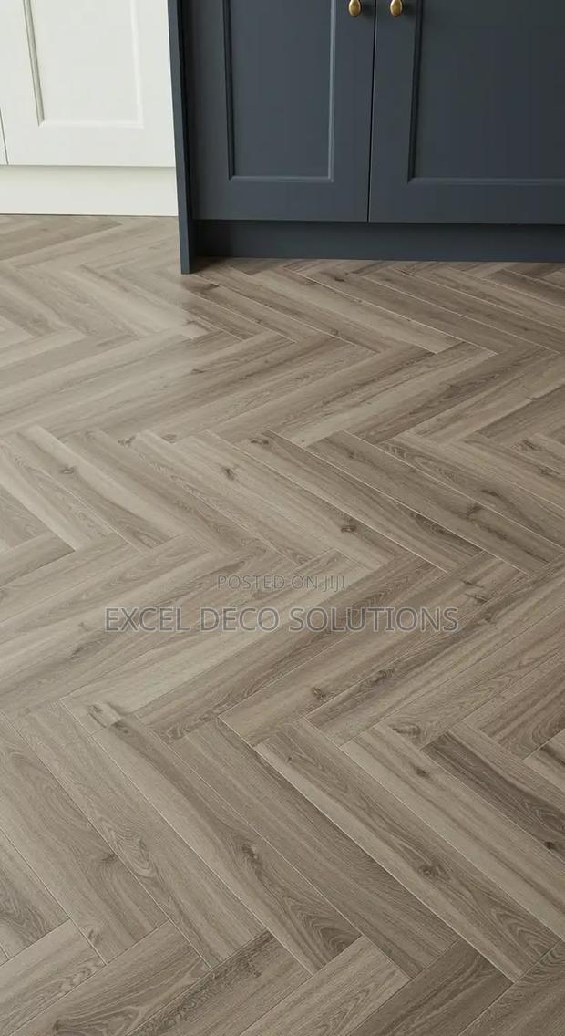 Herringbone SPC Flooring for Interior and Floor Decoration Use