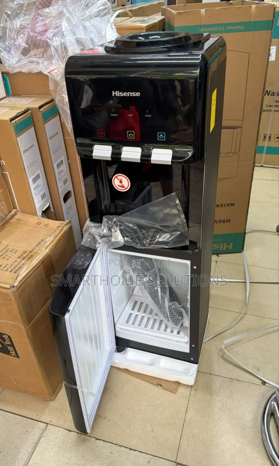 Hisense Water Dispenser Black 3taps