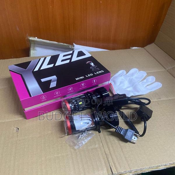 High Intensity Mini Projector Headlight Kit– Y7 H4 Led Bulbs