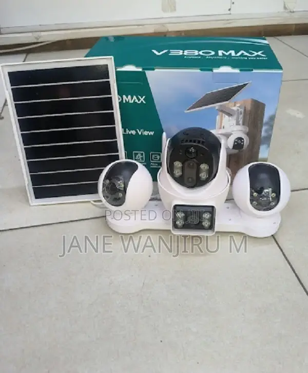 Four Lens V380pro CCTV Night Vision 4g Sim Card Battery