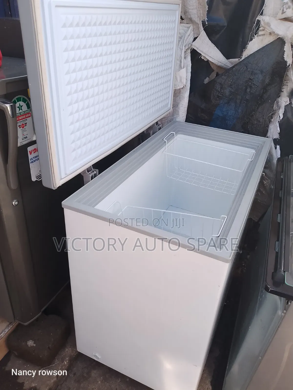 Clean White Deep Freezer