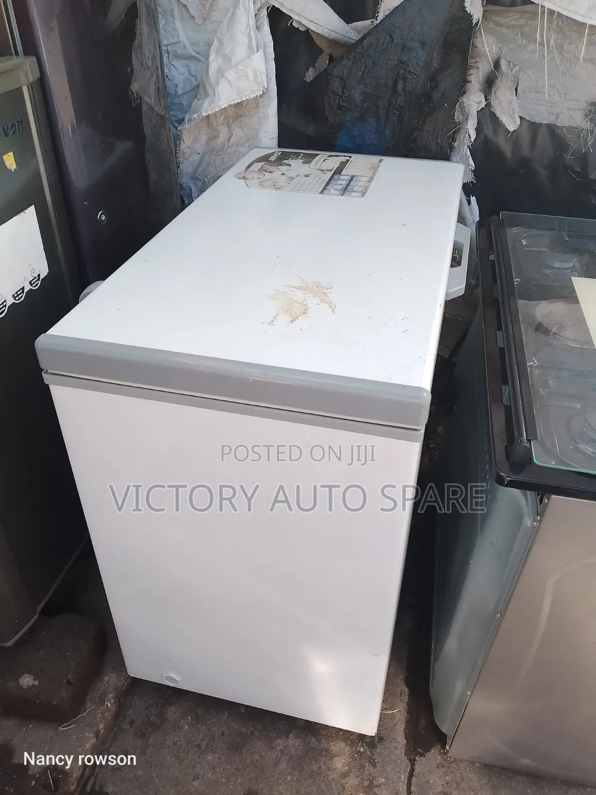 Clean White Deep Freezer