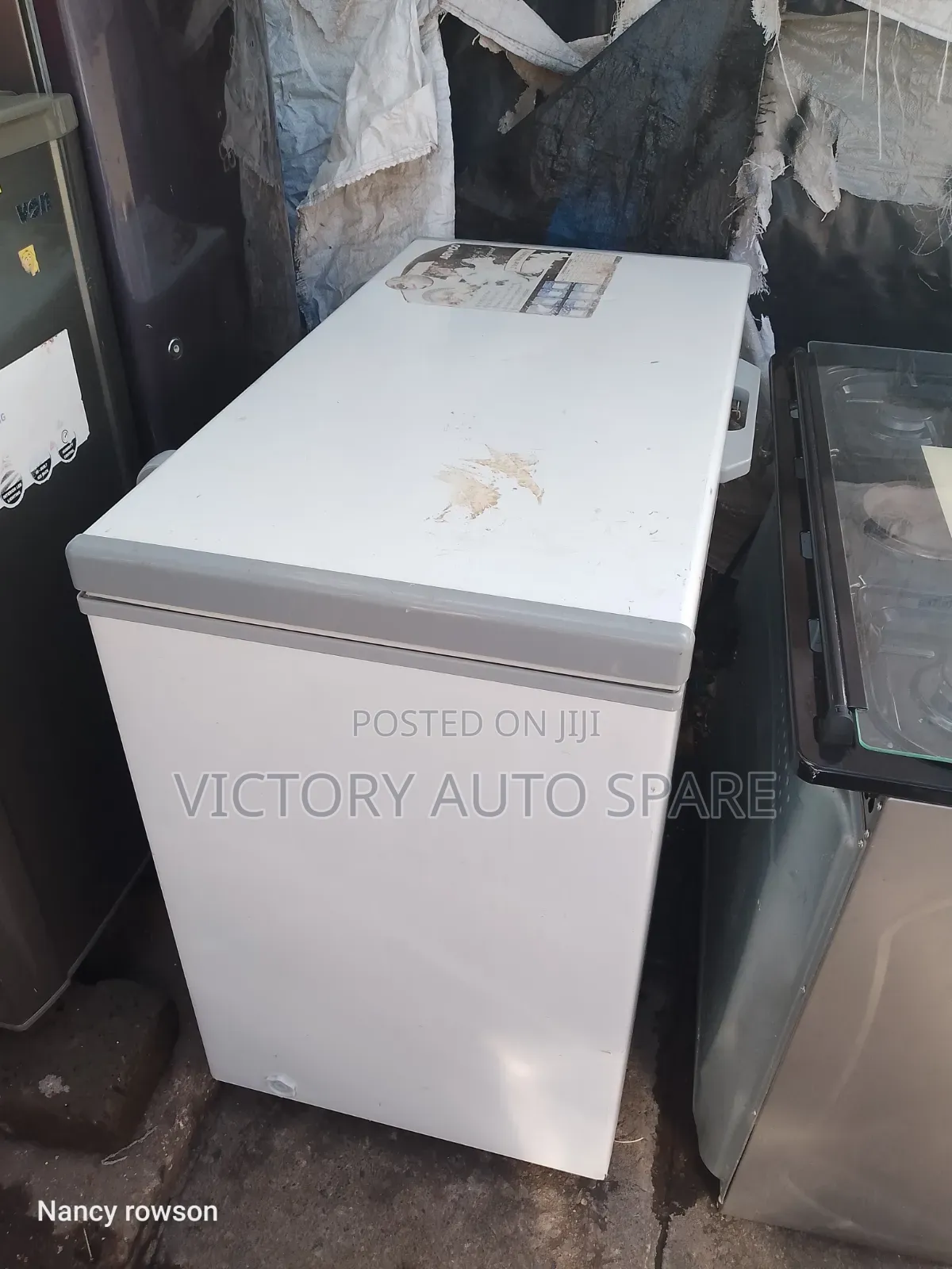 Clean White Deep Freezer