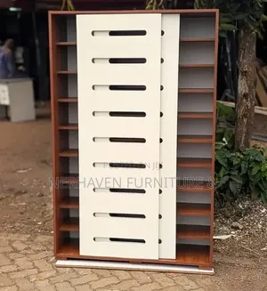 4 By 6ft Shoe Rack With Sliding Doors – Modern Shoe Storage Cabinet