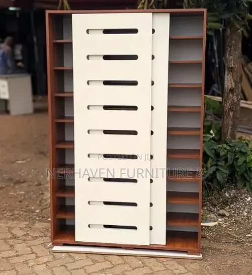 4 By 6ft Shoe Rack With Sliding Doors – Modern Shoe Storage Cabinet
