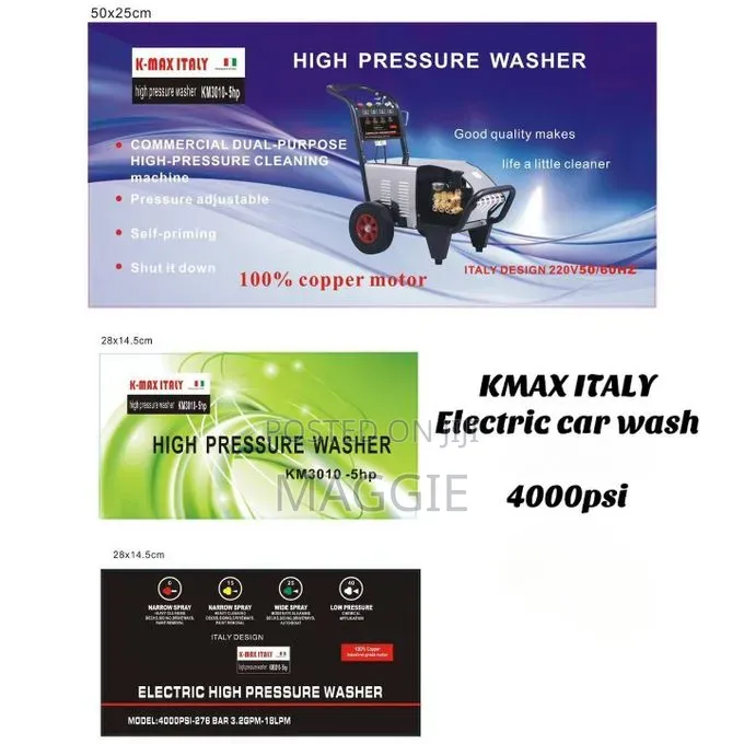 Kmax Italy Electric Car Wash Km50 10 5hp 4000psi