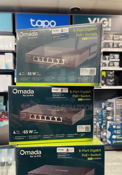 Es206gp 6-Port Tp-Link Gigabit Switch - main view