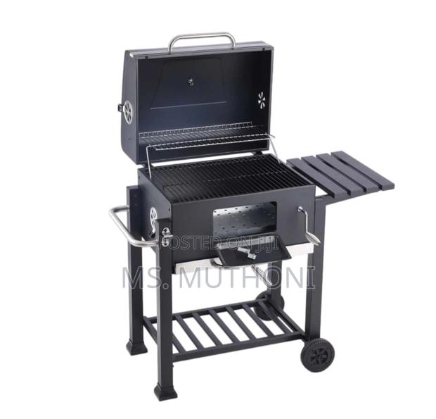 Heavy Duty Commercial BBQ Grill With Side Table