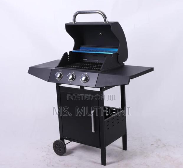 Outdoors 3-Burner Propane Gas Barbecue Grill