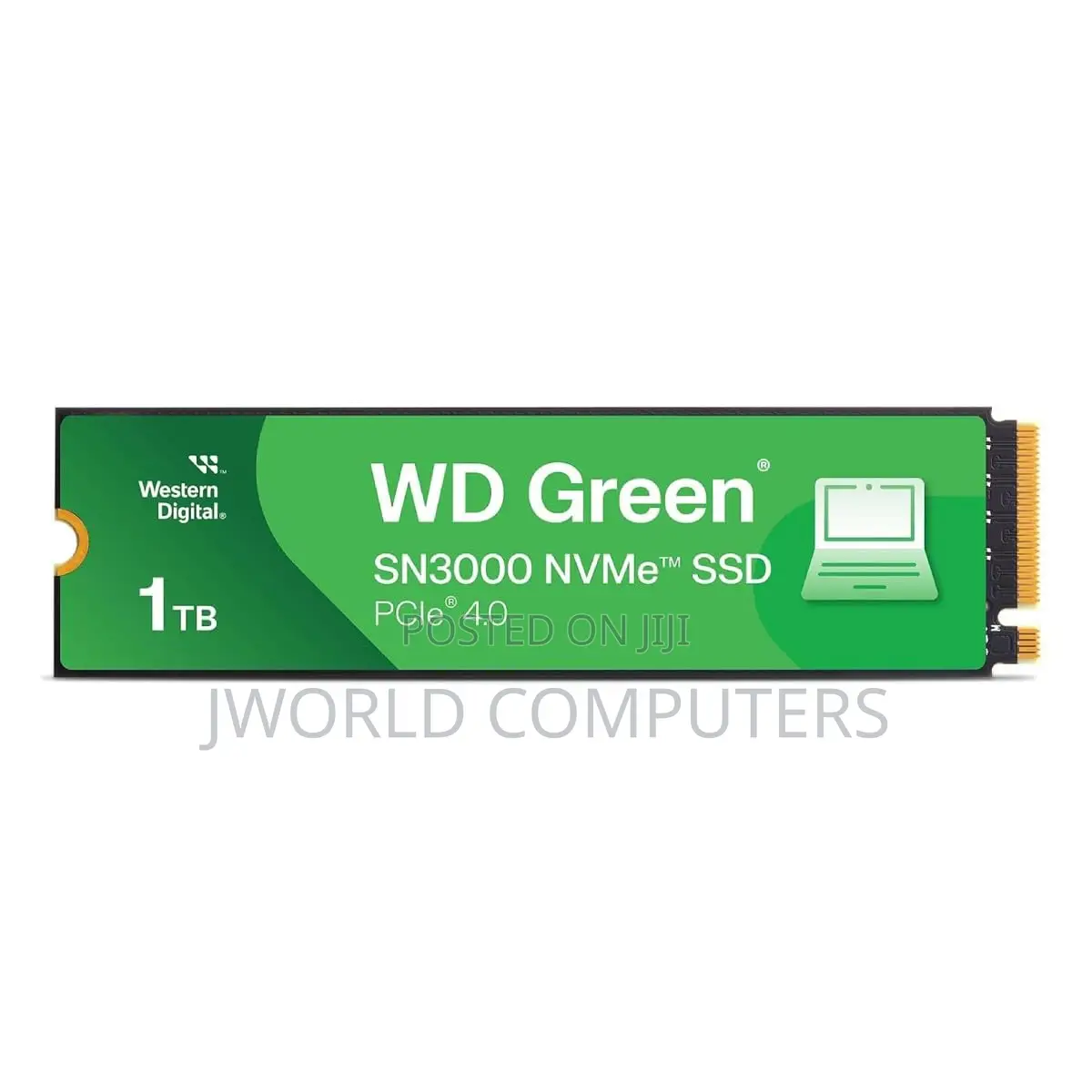 Wd Green 1tb Sn3000 Nvme SSD Gen4 Pcie M.2 2280 Up to 5000mb/S