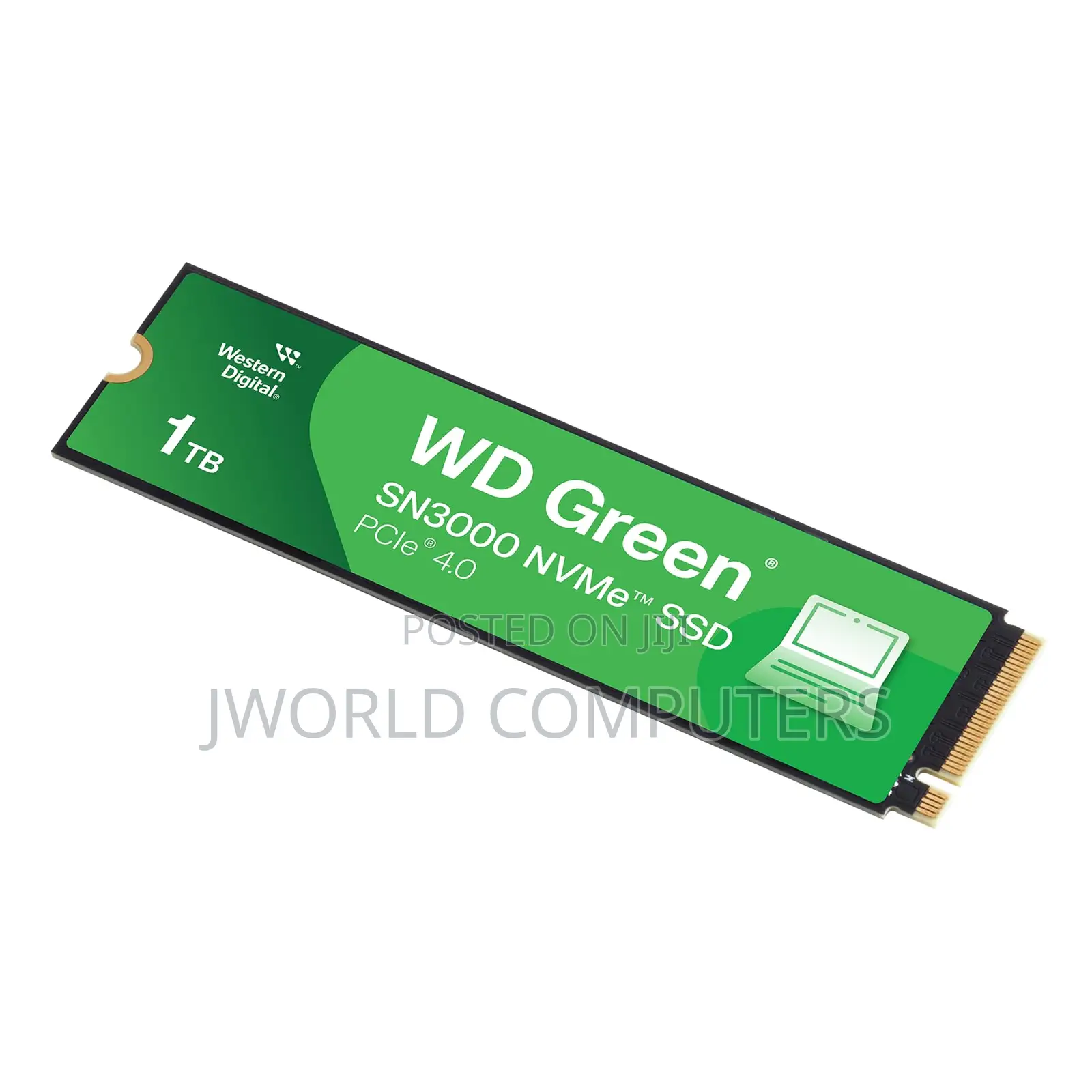 Wd Green 1tb Sn3000 Nvme SSD Gen4 Pcie M.2 2280 Up to 5000mb/S