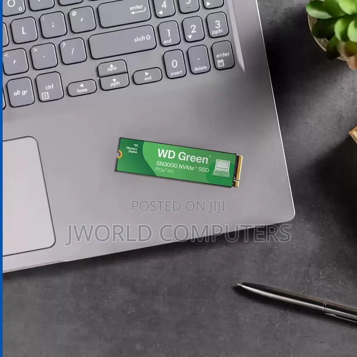 Wd Green 1tb Sn3000 Nvme SSD Gen4 Pcie M.2 2280 Up to 5000mb/S